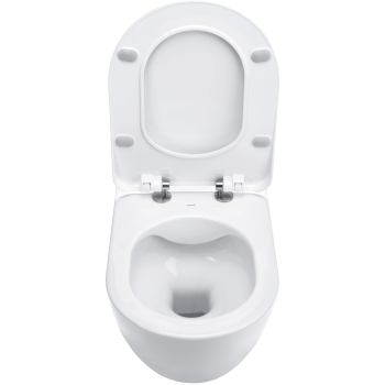 Miska WC z deską bezkołnierzowa